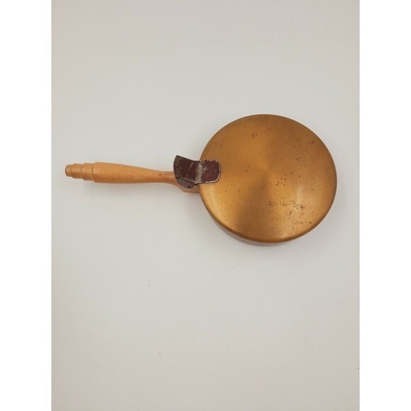 Vintage Duk-It Butler Ash Pan Crumb Catcher Container 10.5" Red + Copper Decor - Picture 8 of 11